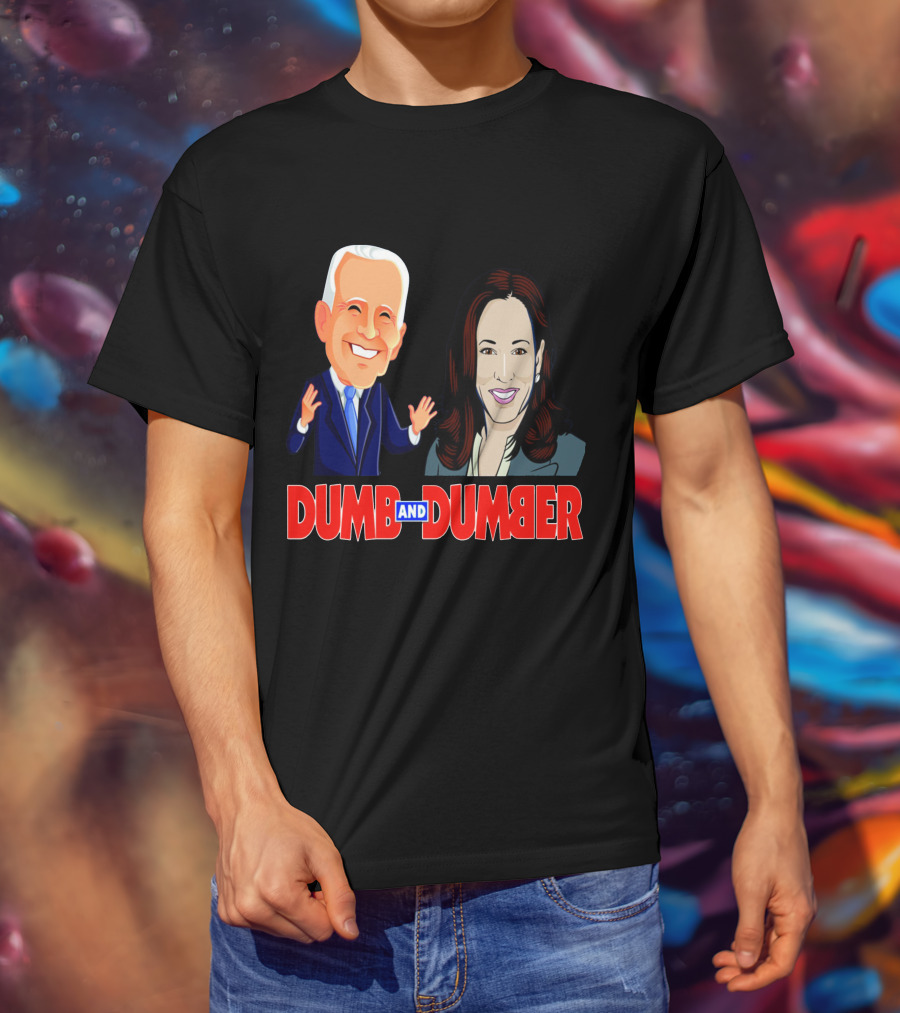 Dumb And Dumber Political Caricature Duo T-Shirt