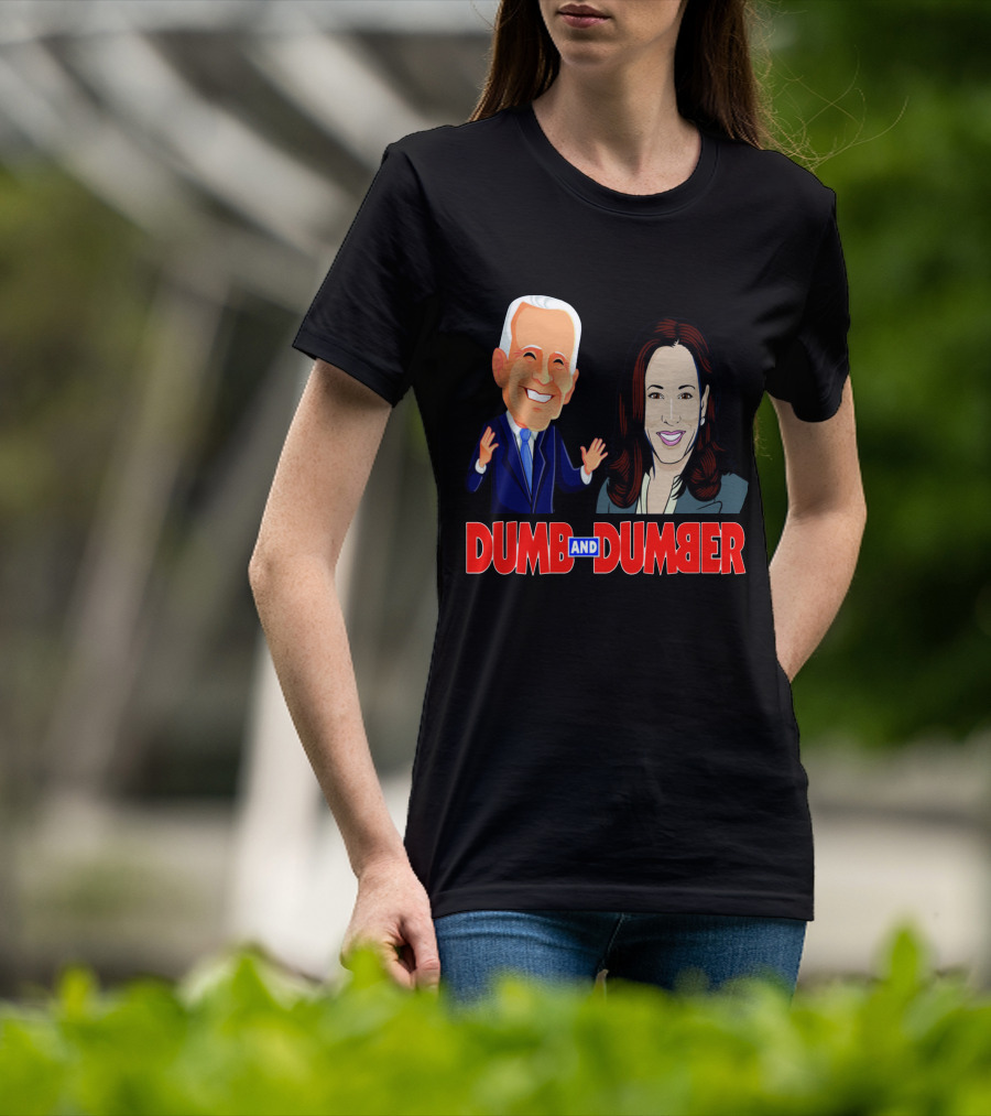 Dumb And Dumber Political Caricature Duo T-Shirt