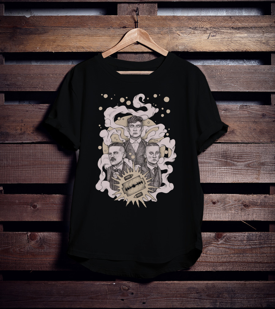 Razor Blade Bullets Smoke Trio T-Shirt