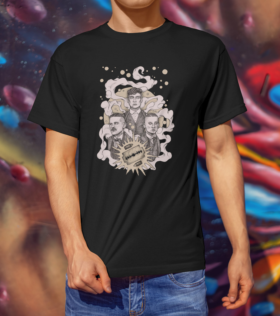 Razor Blade Bullets Smoke Trio T-Shirt