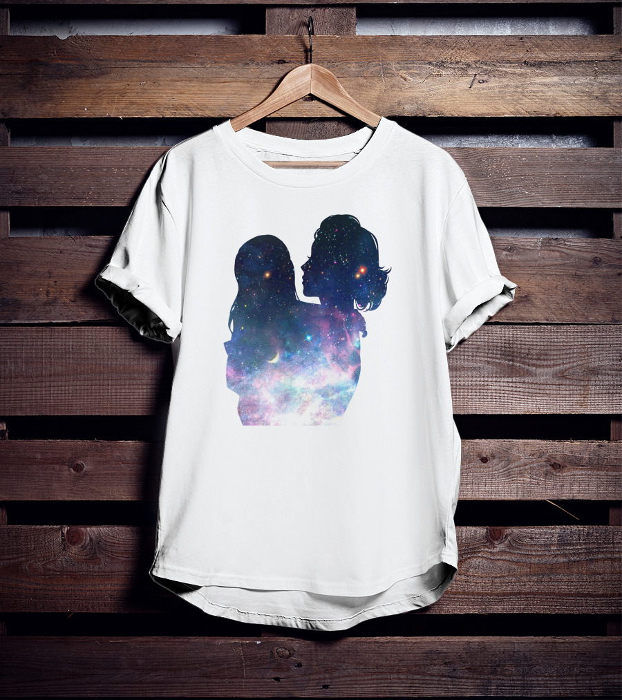 Mother Love In Me Celestial Galaxy T-Shirt