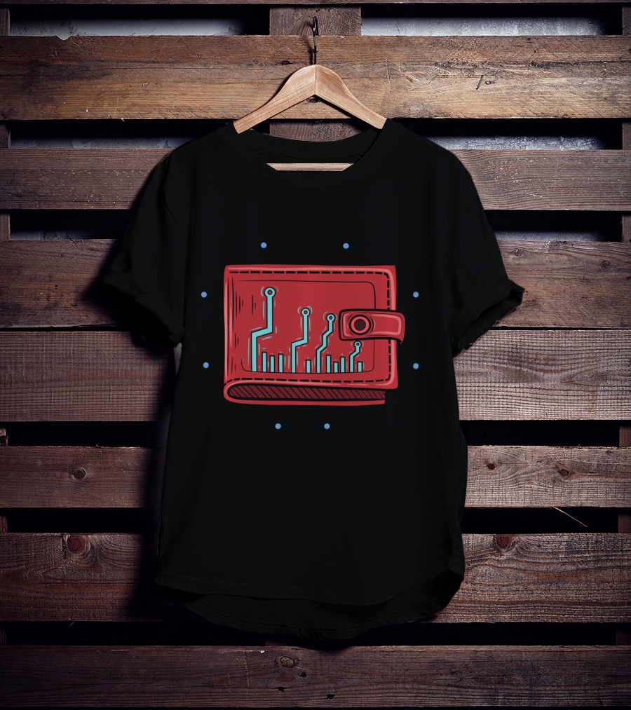 Blockchain Cryptocurrency Wallet Design HODL T-Shirt
