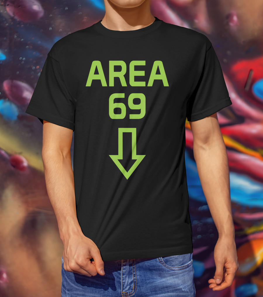 AREA 69 Down Arrow T-Shirt