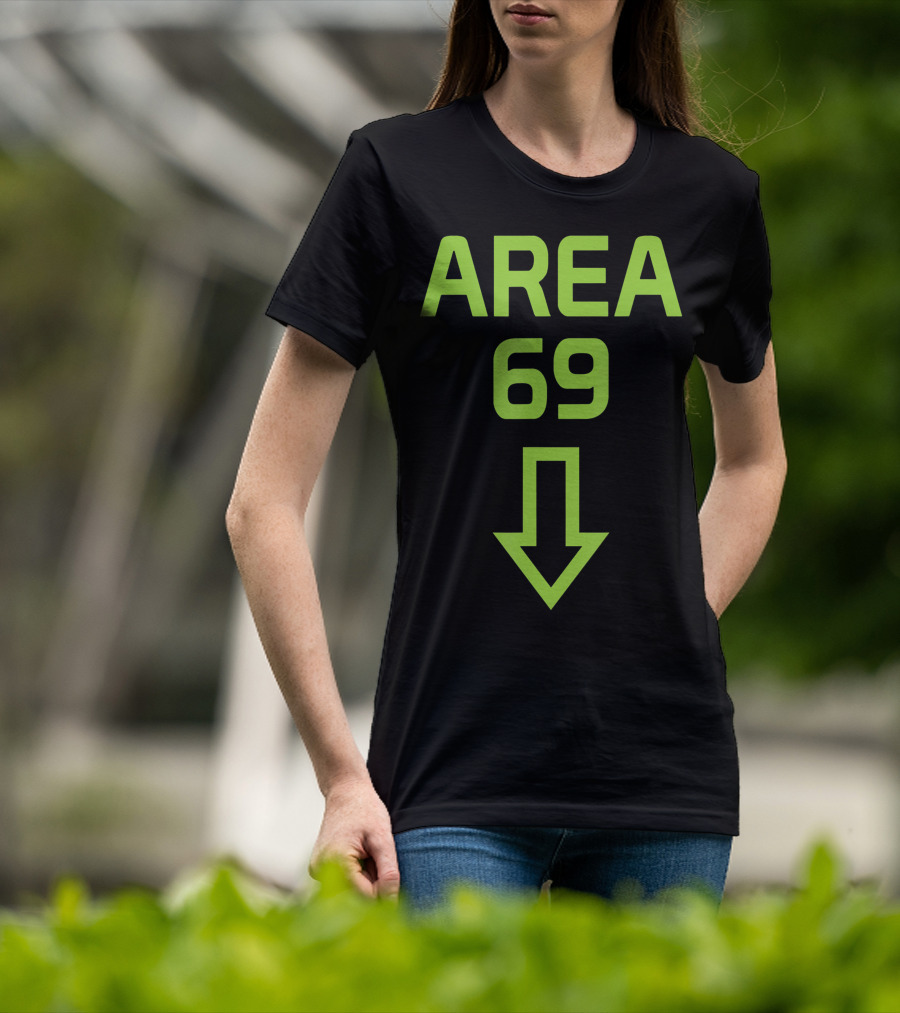 AREA 69 Down Arrow T-Shirt