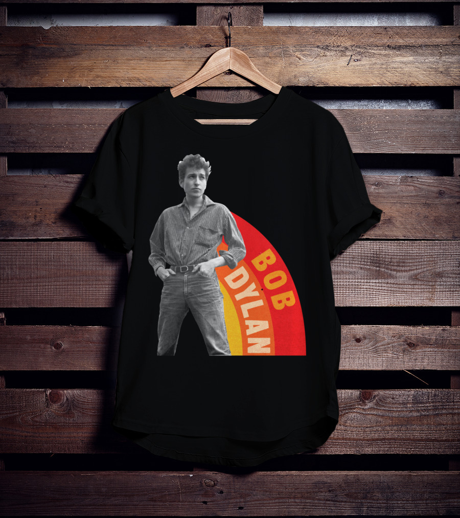 Bob Dylan Rainbow Photo T-Shirt