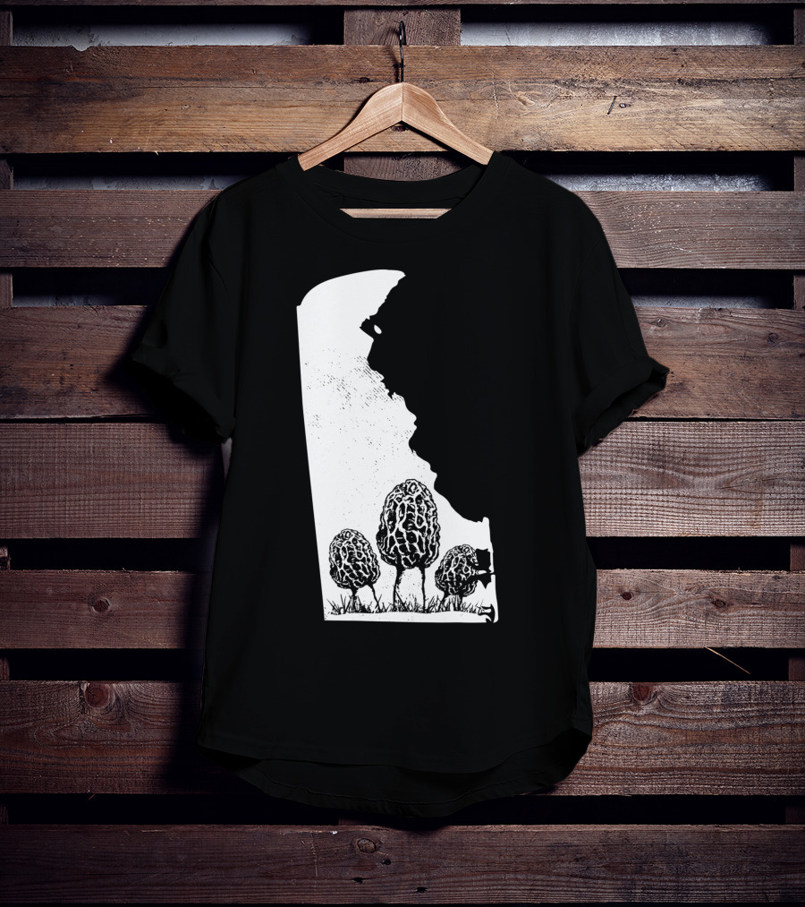 Delaware Morel Mushroom Hunting Foraging Shrooming Hunter Exploration T-Shirt
