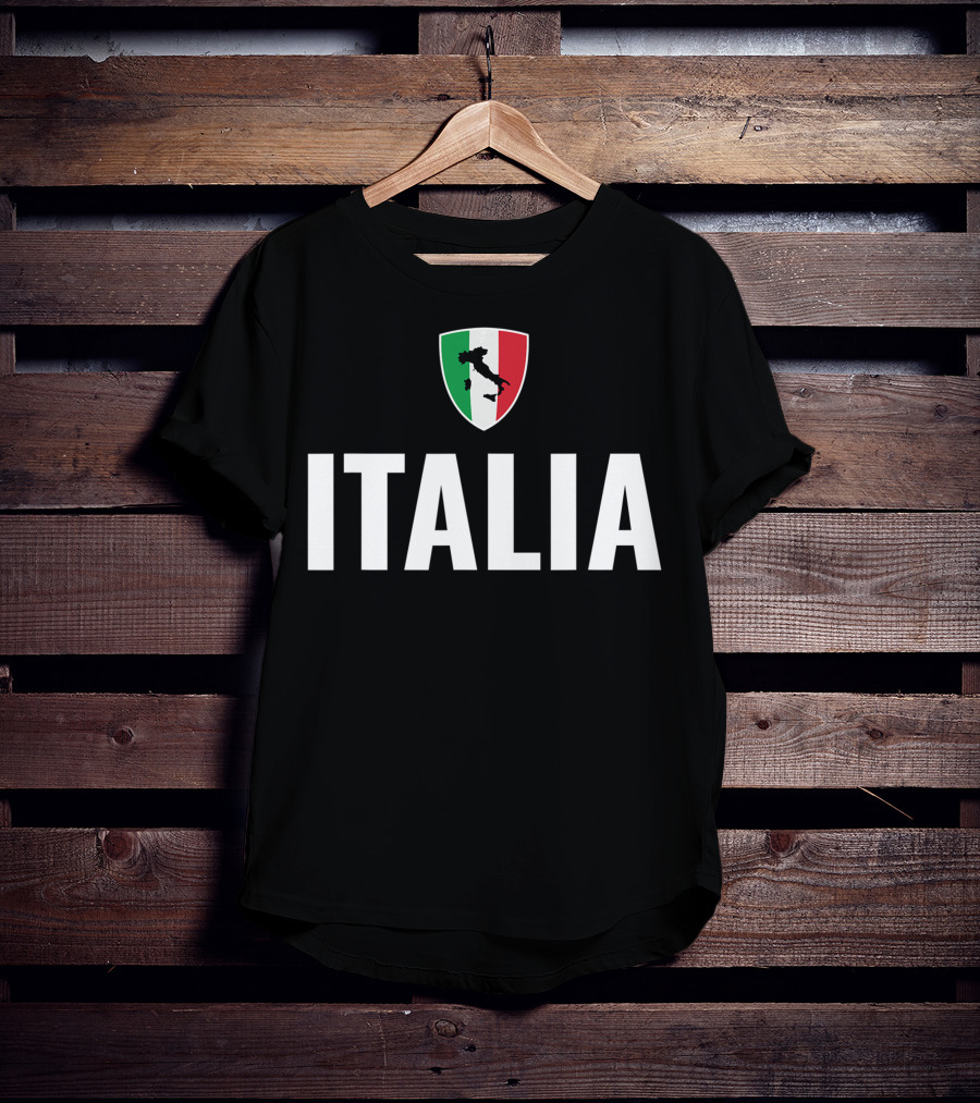 Italia Flag Italia Shield Italia T-Shirt