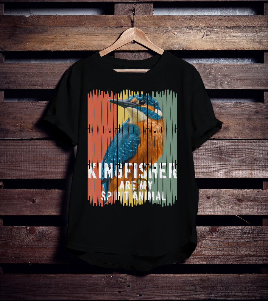 Kingfisher Are My Spirit Animal T-Shirt