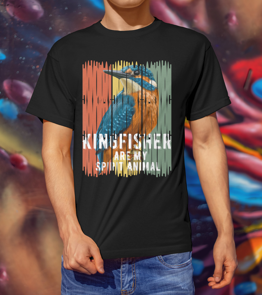 Kingfisher Are My Spirit Animal T-Shirt