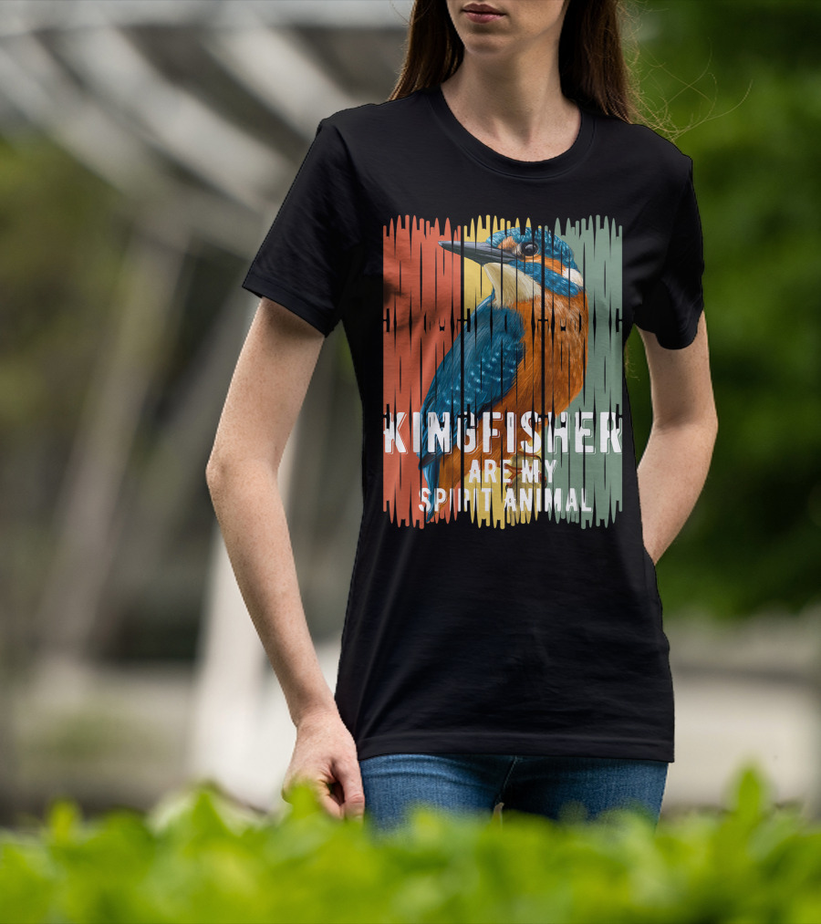 Kingfisher Are My Spirit Animal T-Shirt