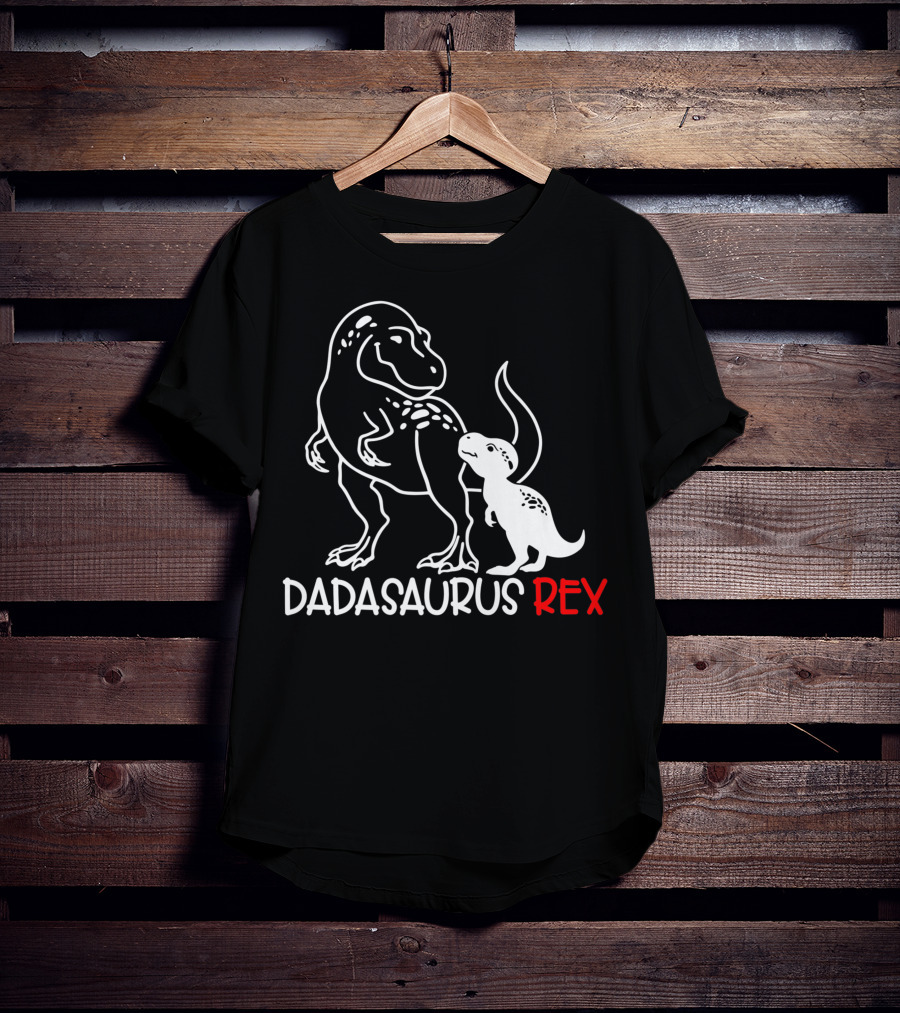 Dadasaurus Rex Papa Saurus Daddy T-Rex Dinosaur Father's Day T-Shirt