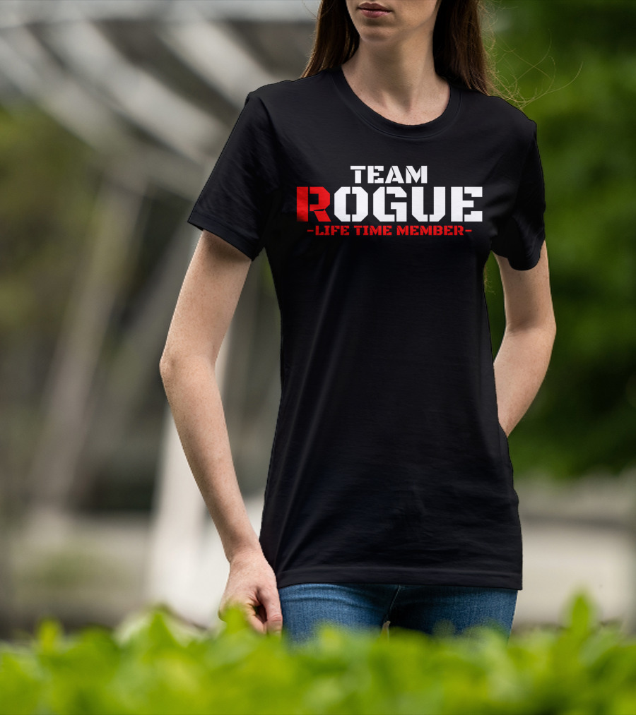 Team Rogue Life Time Member Military Style Gym Fitness Workout Training Patriotic USA T-Shirt