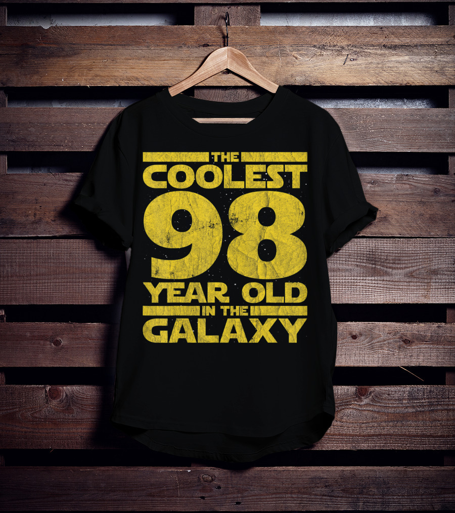 The Coolest 98 Year Old In The Galaxy Sci Fi 1923 Mens Womens Birthday T-Shirt