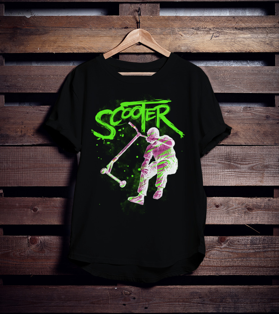 Scooter Neon Jump Action T-Shirt