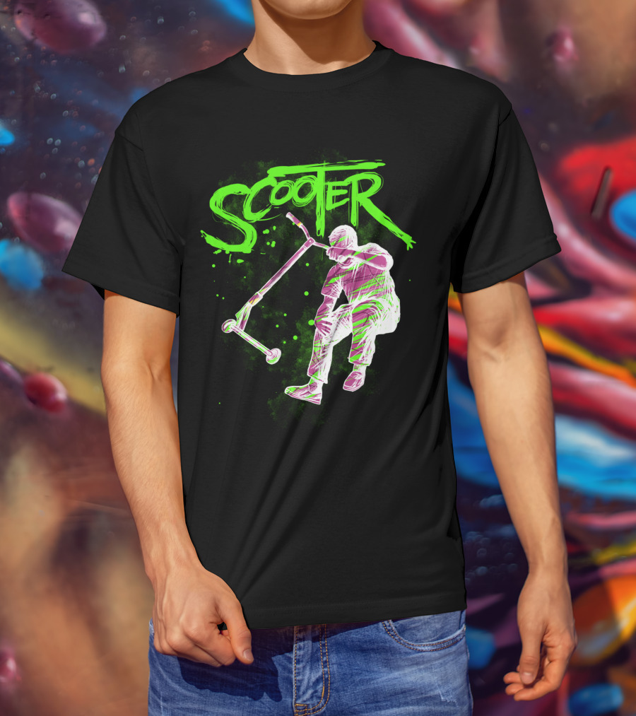 Scooter Neon Jump Action T-Shirt