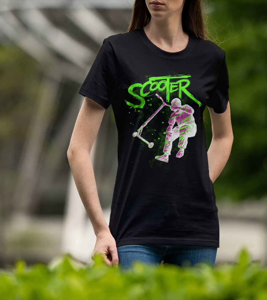 Scooter Neon Jump Action T-Shirt