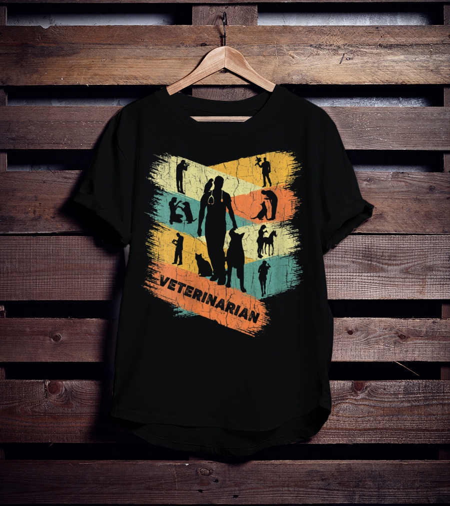Retro Veterinarian Veterinary Vintage Vet T-Shirt