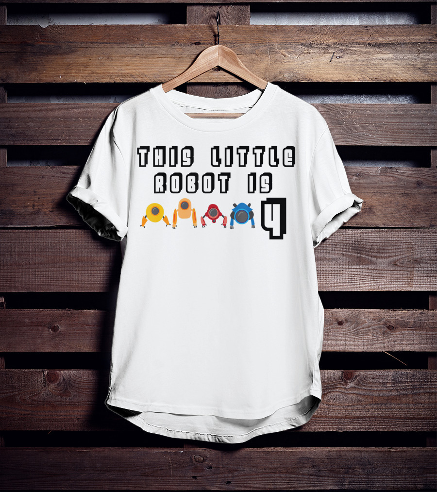 This Little Robot Is 4 Future Robotics Engineer T-Shirt