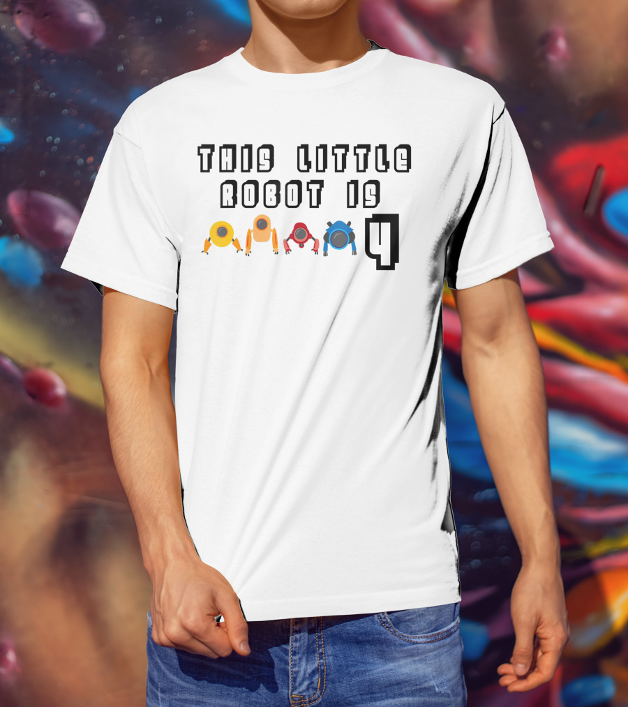 This Little Robot Is 4 Future Robotics Engineer T-Shirt