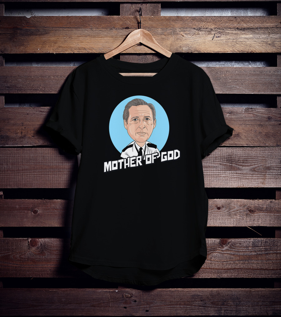 Mother Of God Line Of Duty Cartoon Caricature T-Shirt