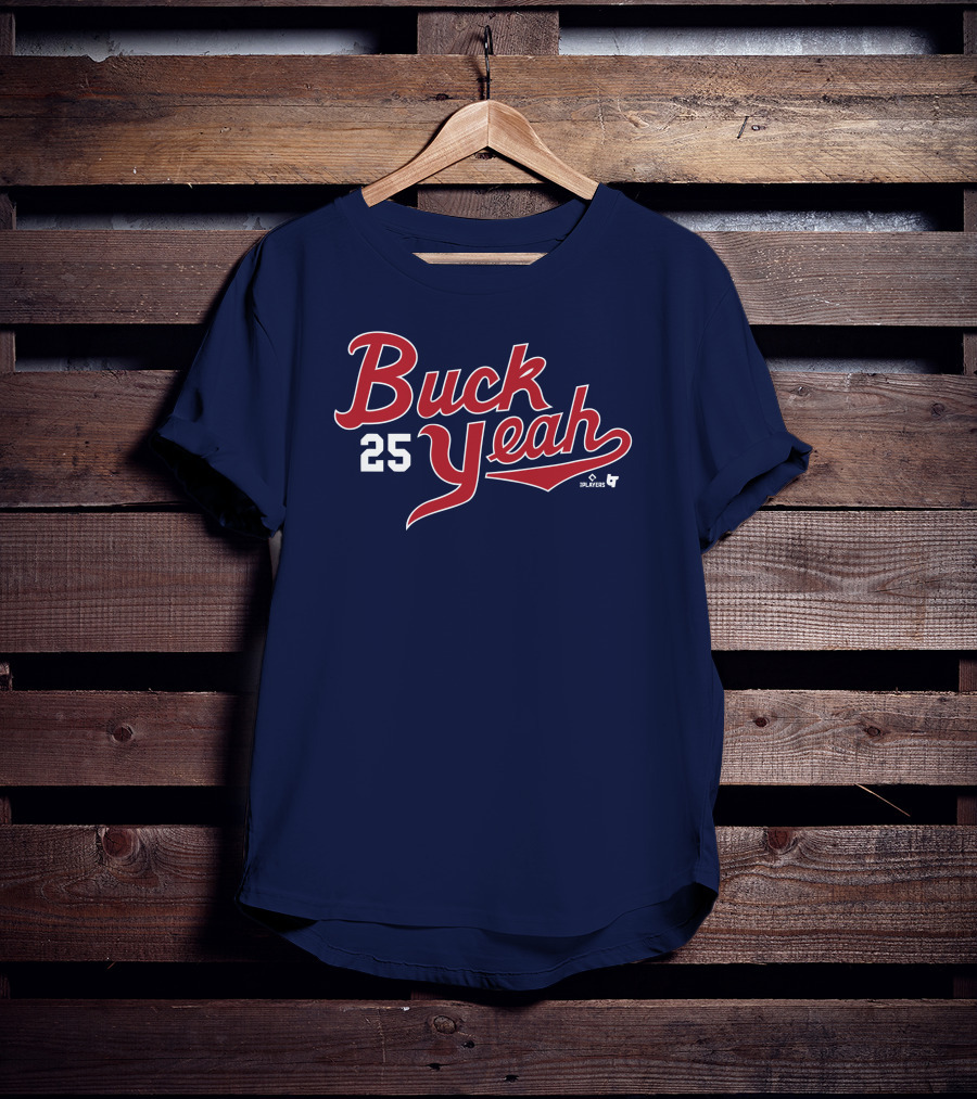 Buck Yeah 25 Players Navy Blue T-Shirt
