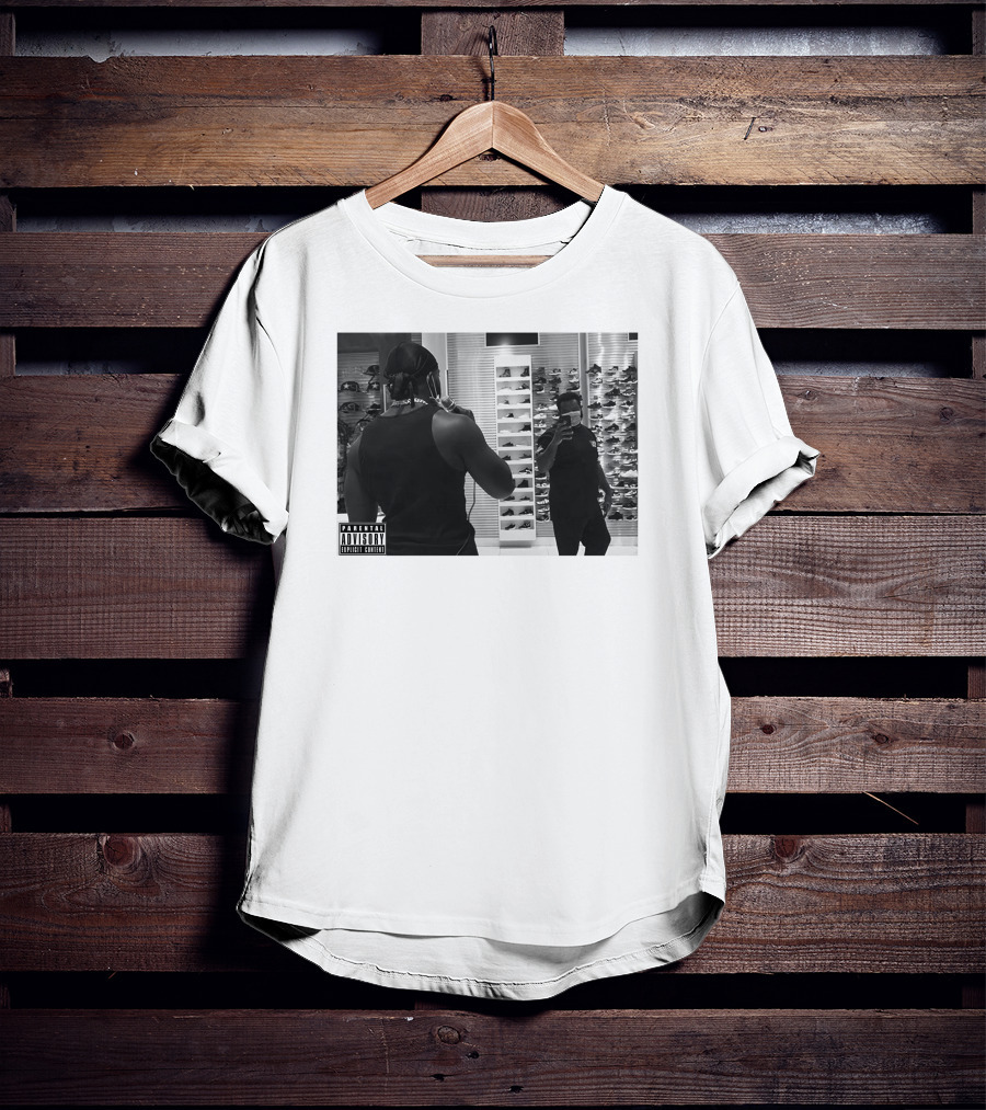 Jidion Merch PICTURE Parental Advisory Mirror Selfie Sneaker Store T-Shirt