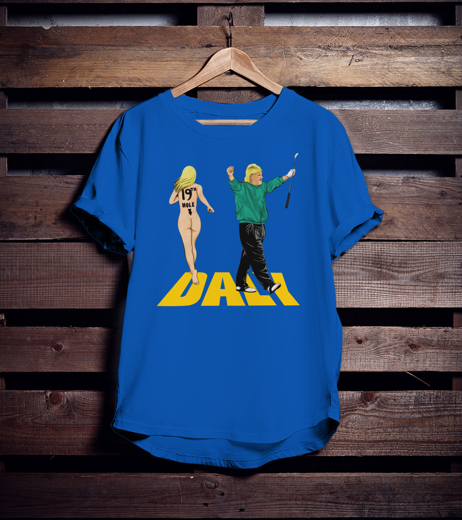 John Daly 19Th Hole Celebratory Pose With Golf Club T-Shirt