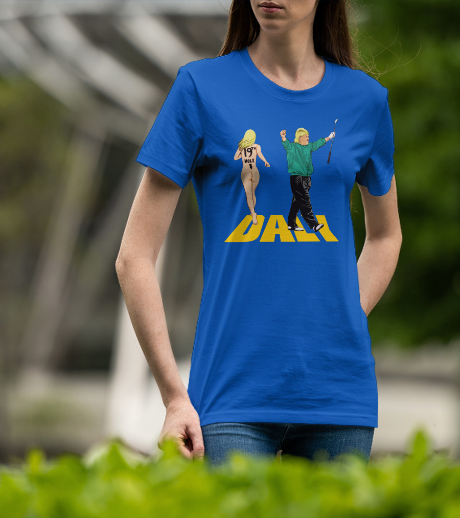 John Daly 19Th Hole Celebratory Pose With Golf Club T-Shirt