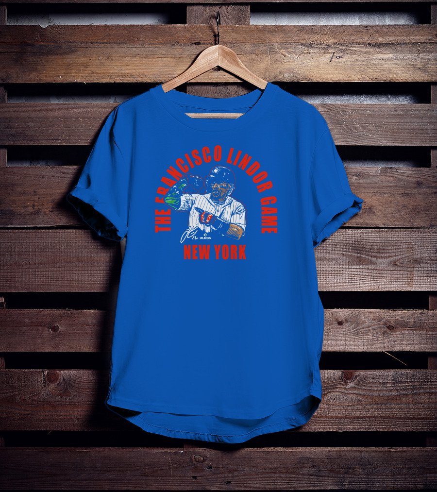 The Francisco Lindor Game New York Playoffs T-Shirt