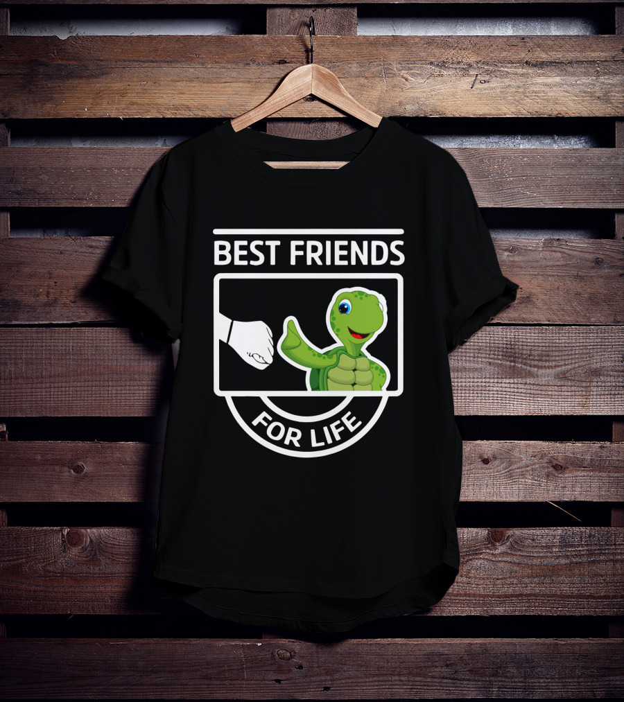 Best Friends For Life Turtle Fist Bump T-Shirt