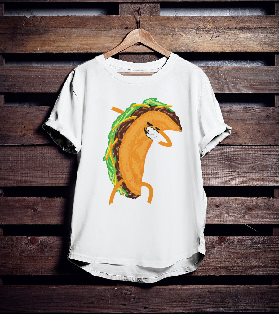 Tacos Tacos Tacos Tacos Dancing Taco Character T-Shirt