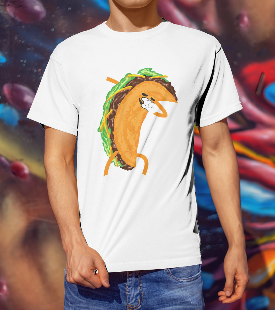 Tacos Tacos Tacos Tacos Dancing Taco Character T-Shirt