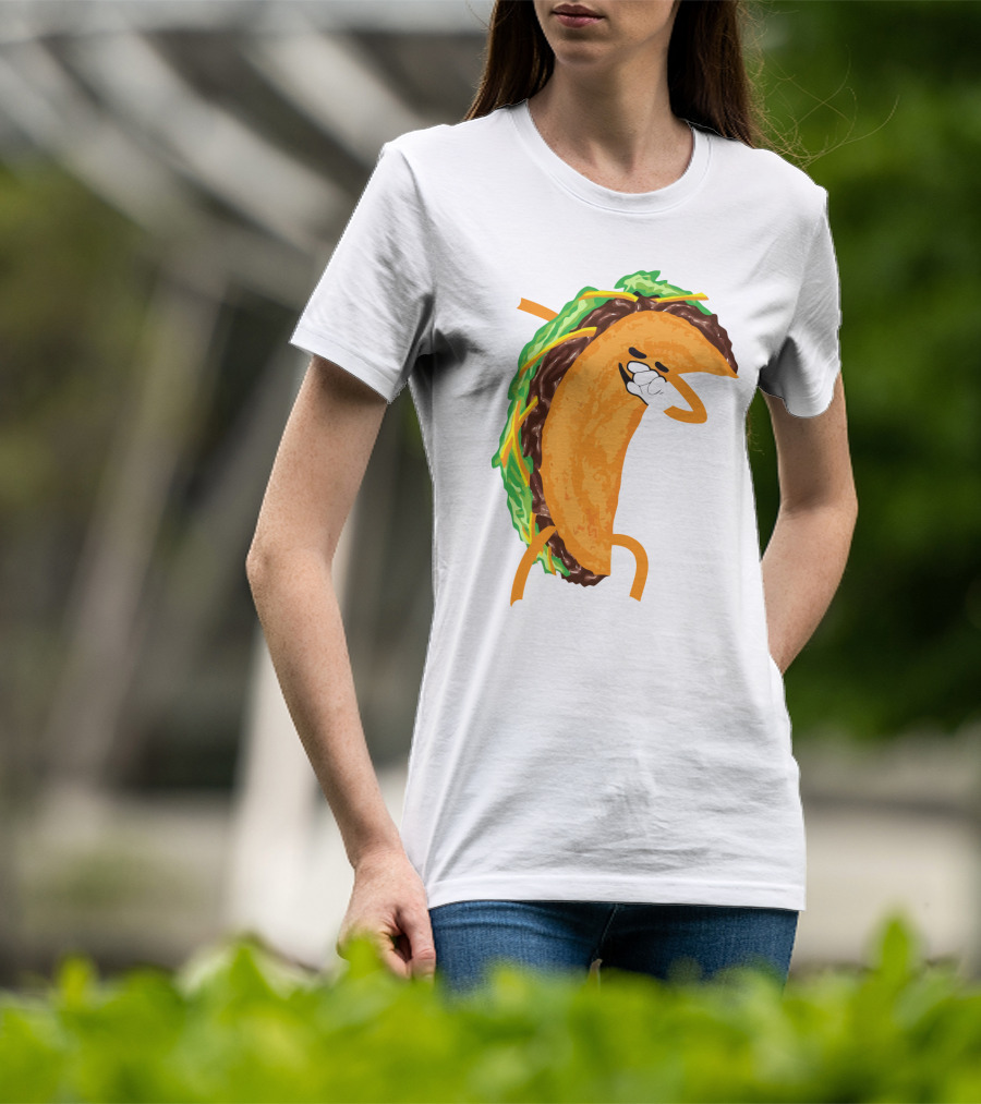 Tacos Tacos Tacos Tacos Dancing Taco Character T-Shirt