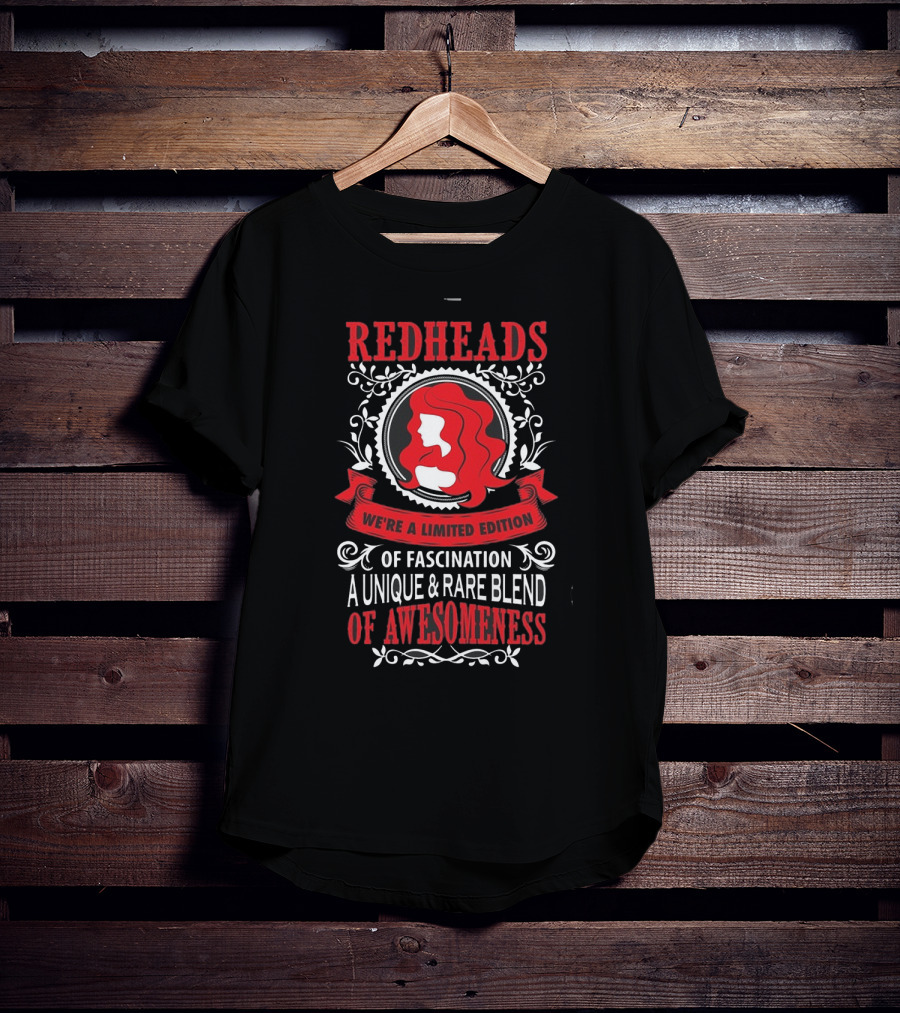 Redheads We're A Unique And Rare Blend Of Awesomeness T-Shirt