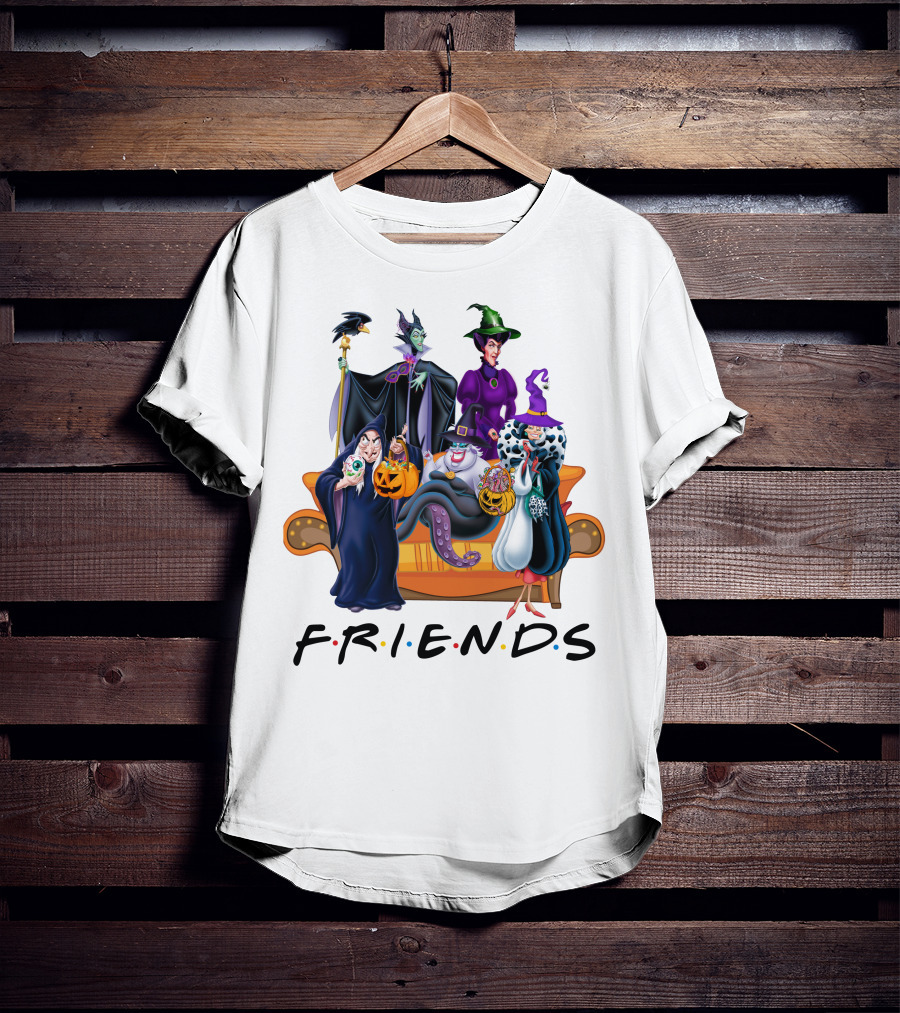 FRIENDS Halloween Villains Couch Scene T-Shirt