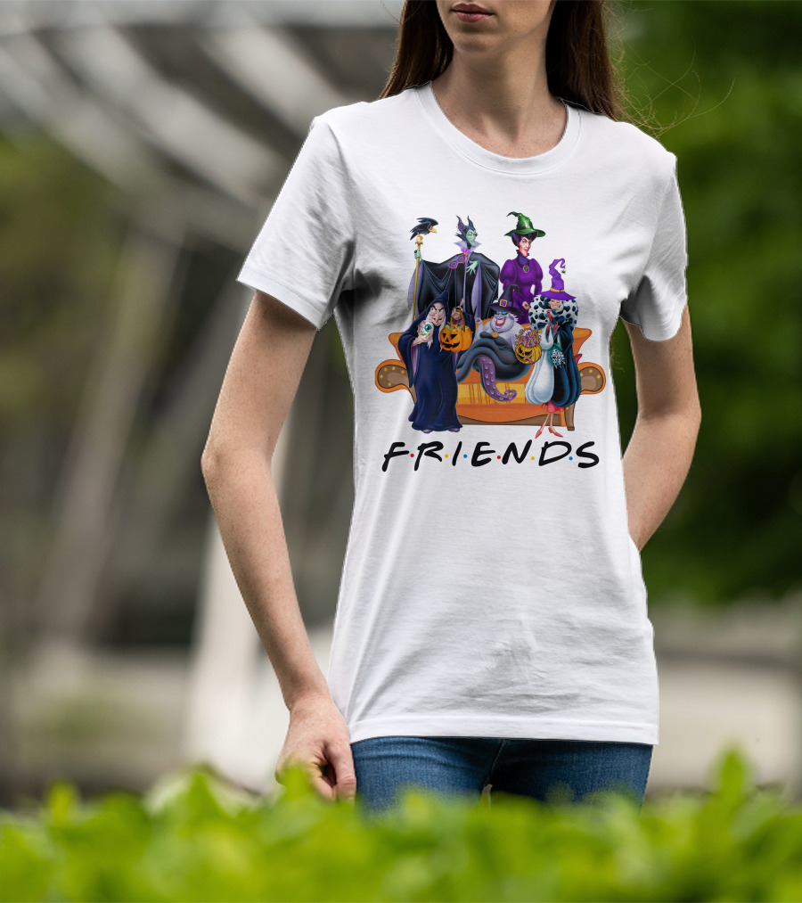 FRIENDS Halloween Villains Couch Scene T-Shirt