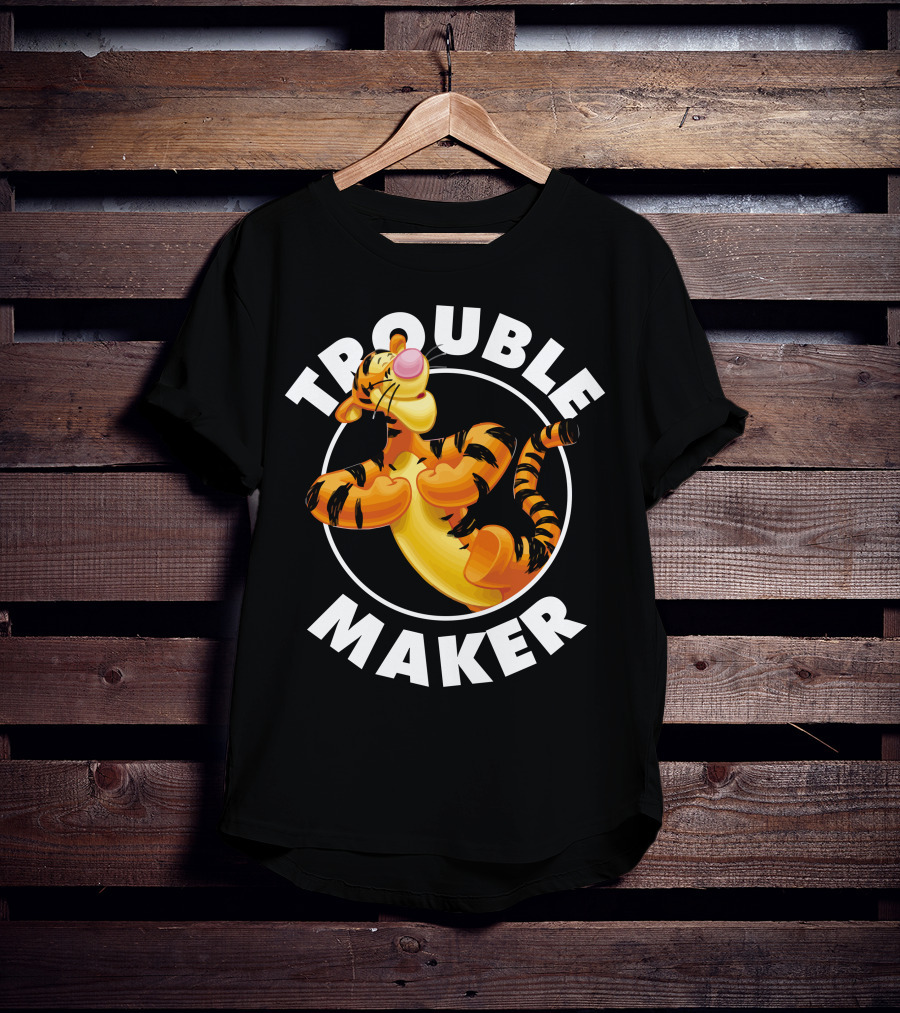 Tigger Trouble Maker Circle Pose Adventures T-Shirt