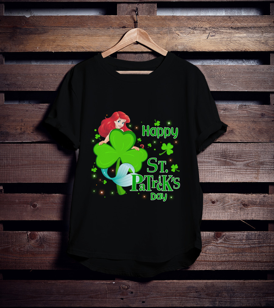 Happy St. Patrick's Day Ariel T-Shirt