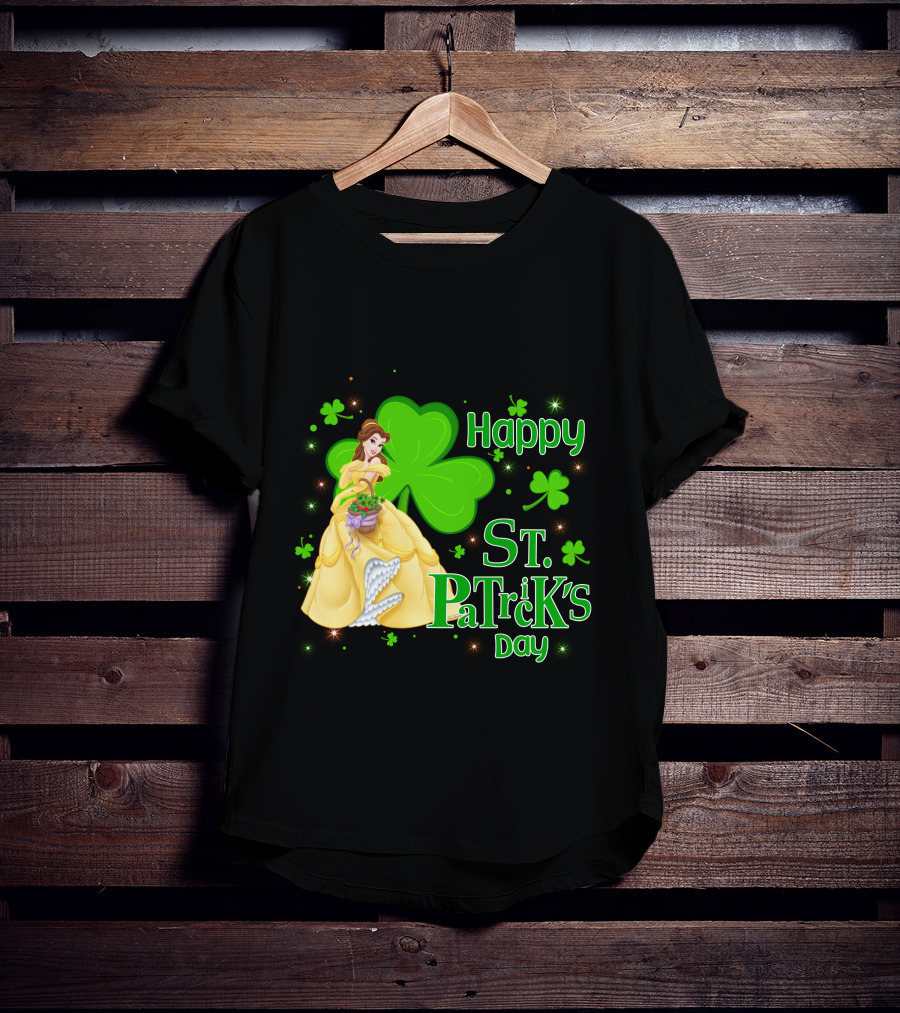 Happy St. Patrick's Day Belle Clover T-Shirt