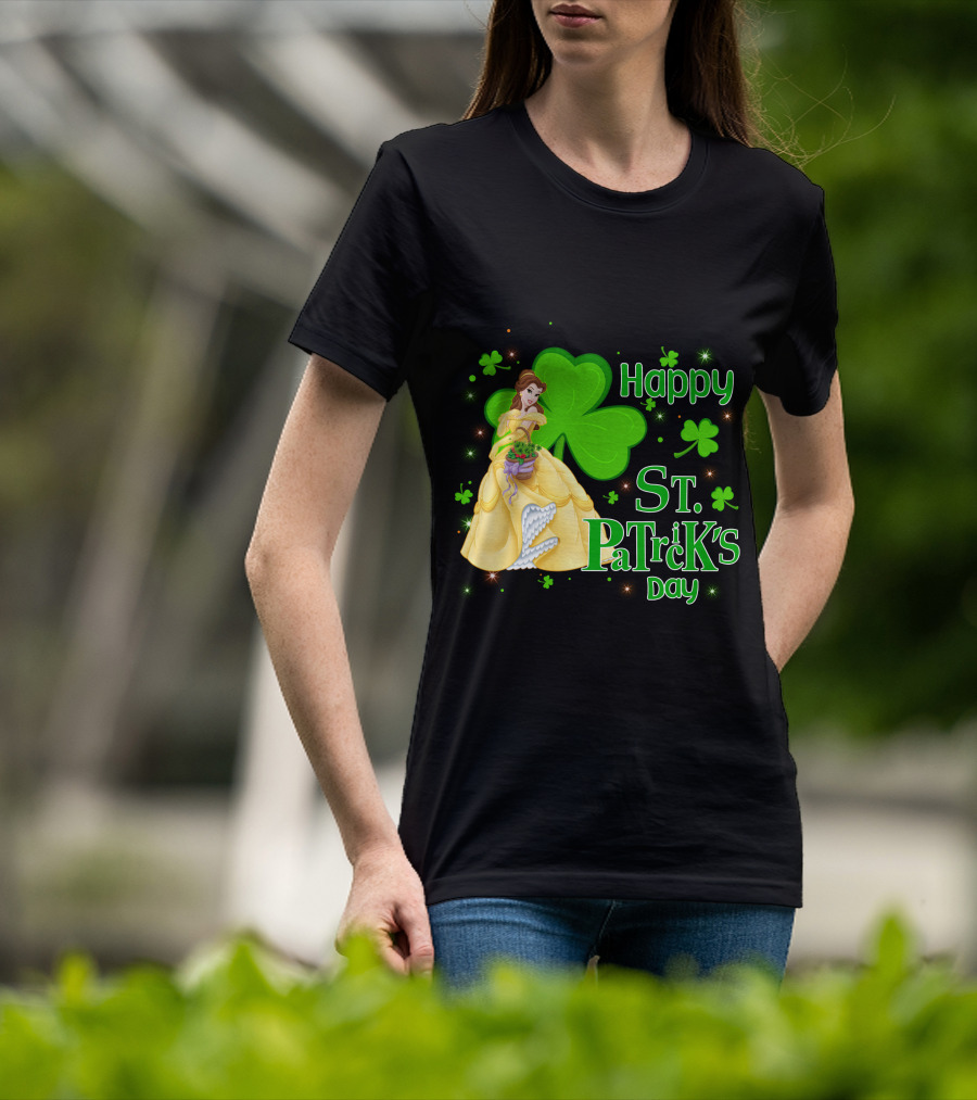 Happy St. Patrick's Day Belle Clover T-Shirt