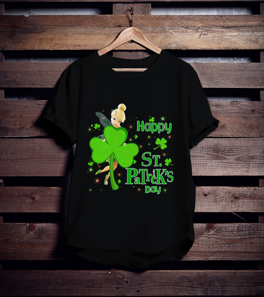 Tinkerbell Happy St. Patrick's Day T-Shirt