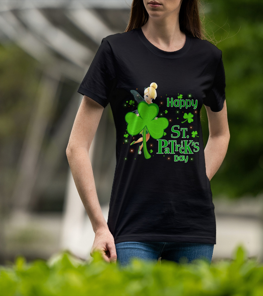 Tinkerbell Happy St. Patrick's Day T-Shirt