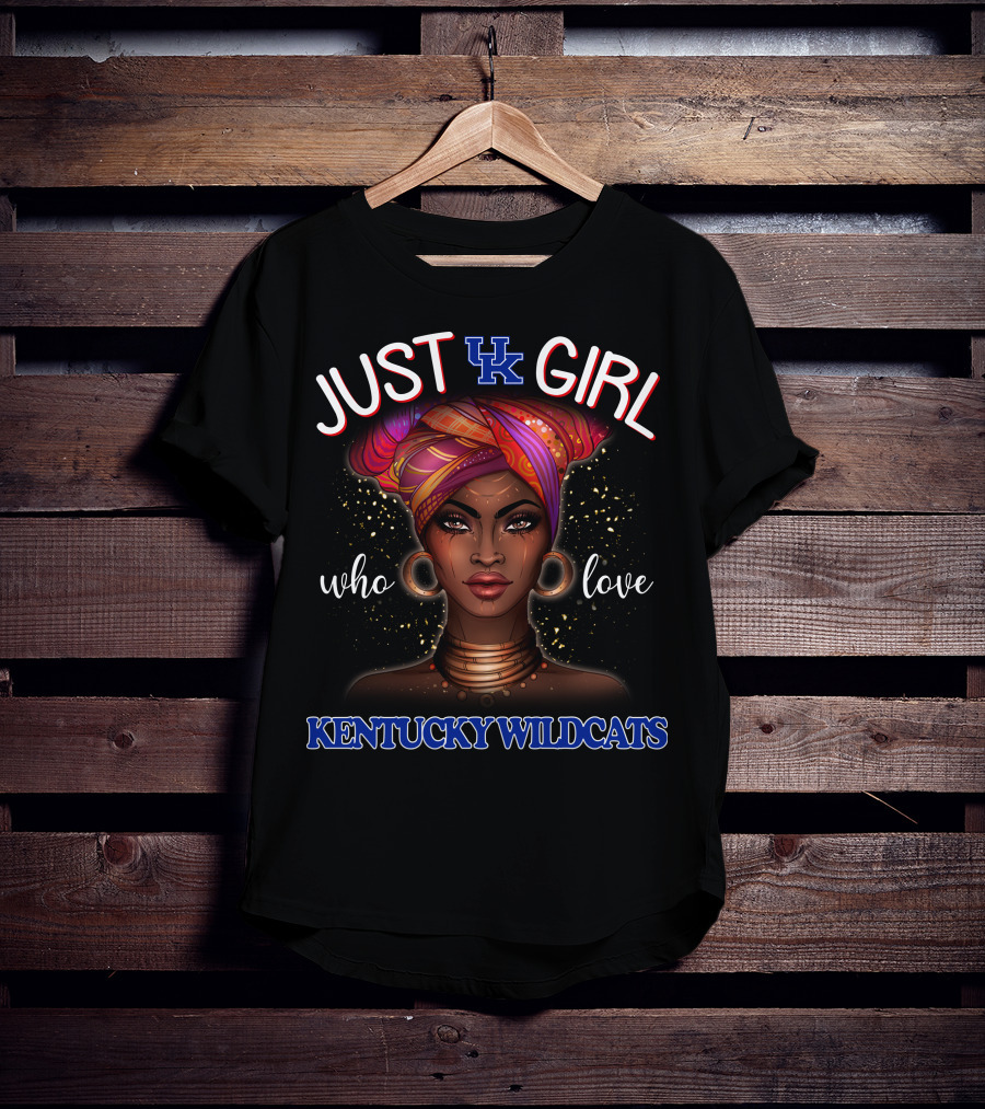 Just A Girl Who Love Kentucky Wildcats UK T-Shirt