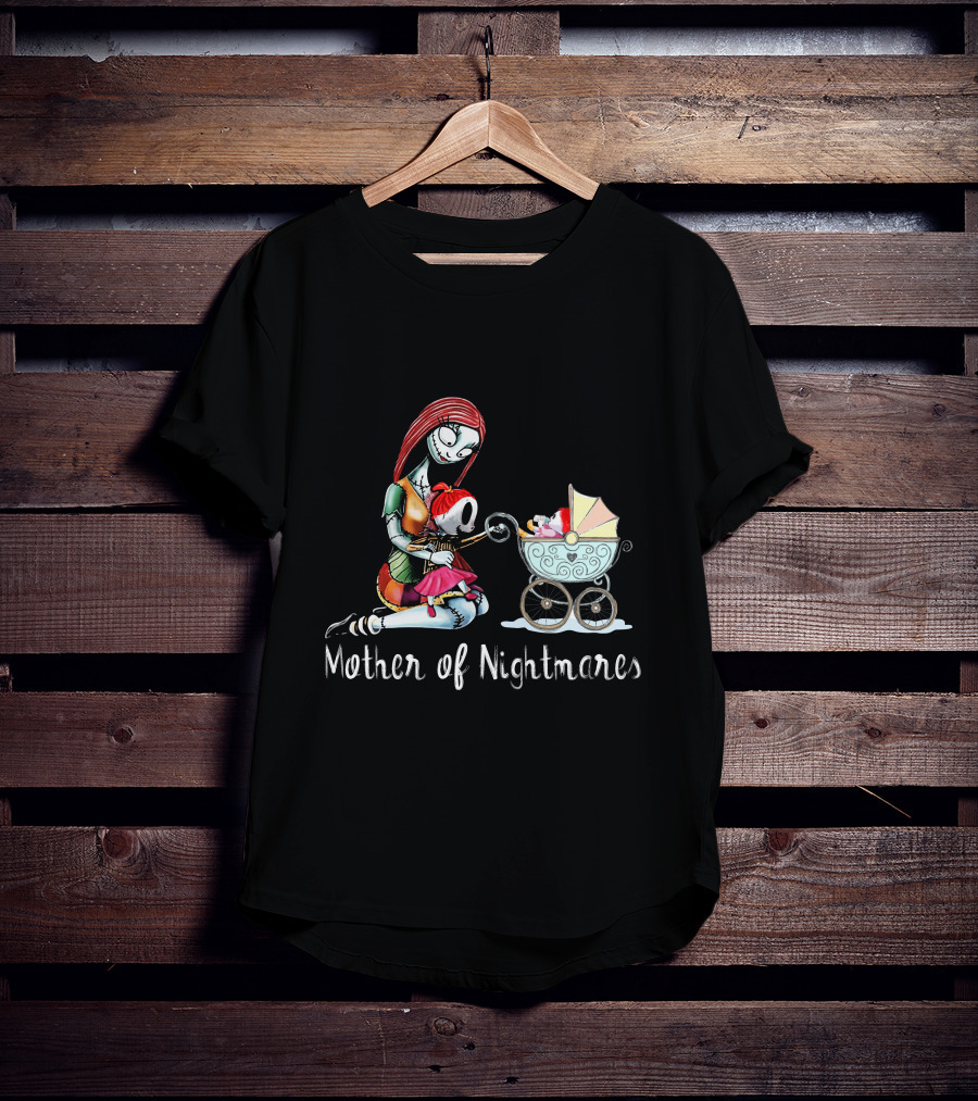Mother Of Nightmares Sally With Baby And Stroller T-Shirt