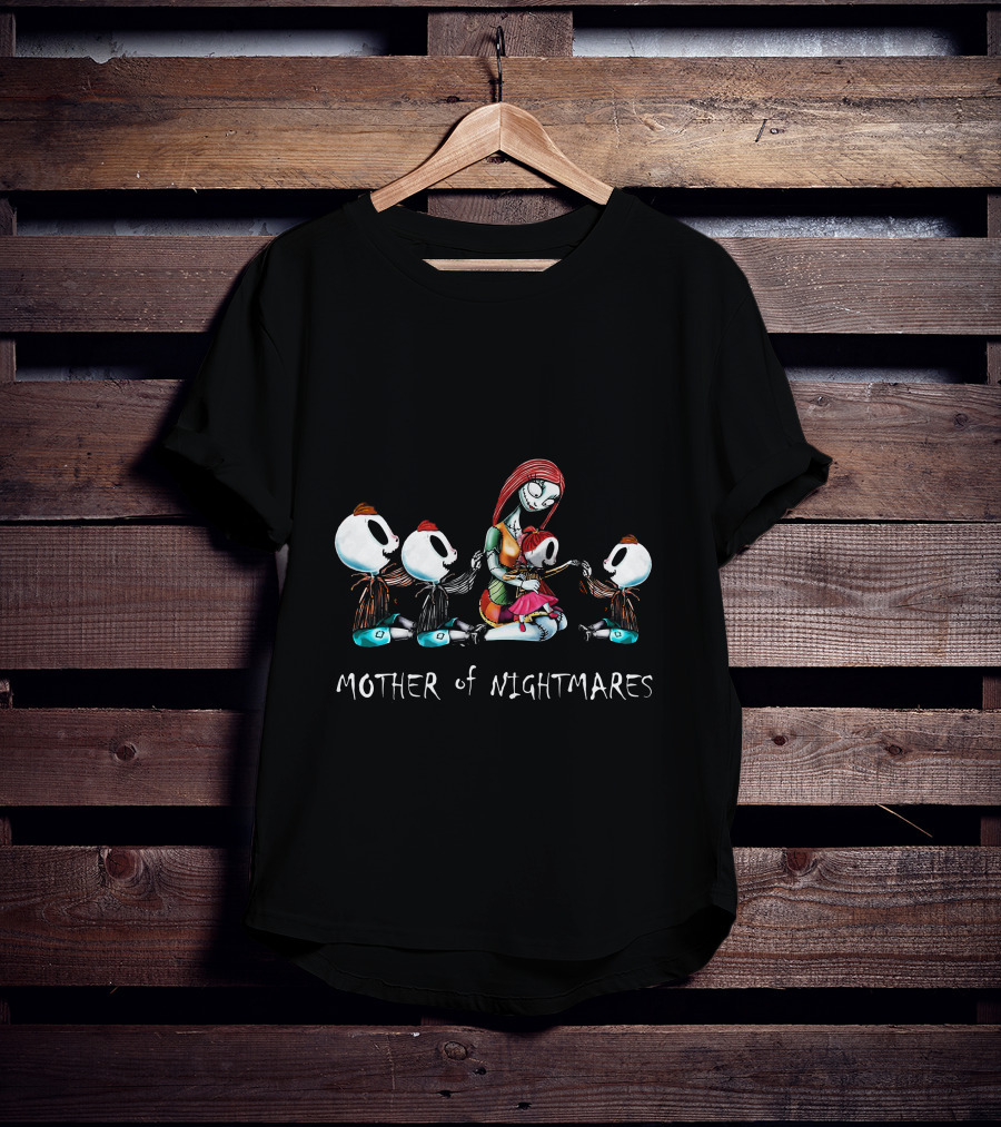 3 Boys 1 Girl Mother Of Nightmares Halloween T-Shirt