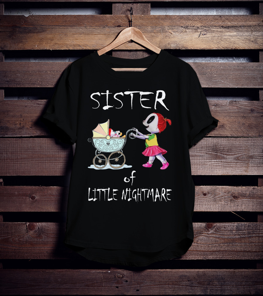 Sister Of Little Nightmare Skeleton Doll With Pram T-Shirt