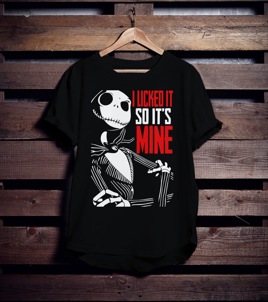 I Licked It So It's Mine Nightmare Large Character T-Shirt