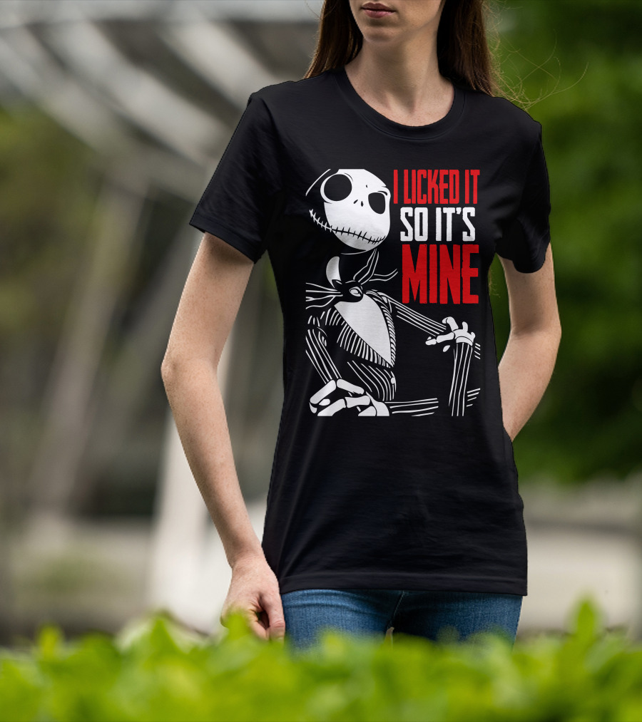 I Licked It So It's Mine Nightmare Large Character T-Shirt