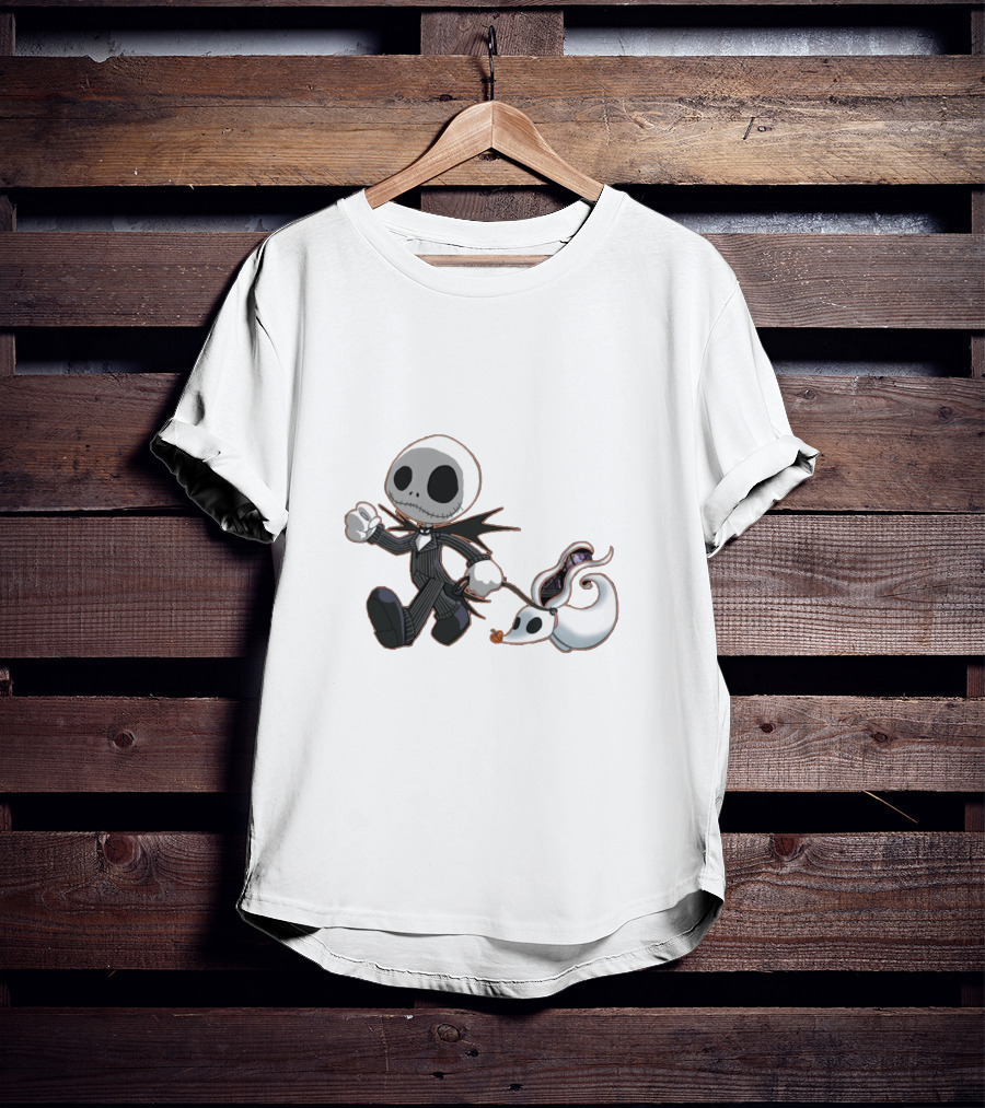 Jack Skellington And Zero Nightmare Before Christmas T-Shirt