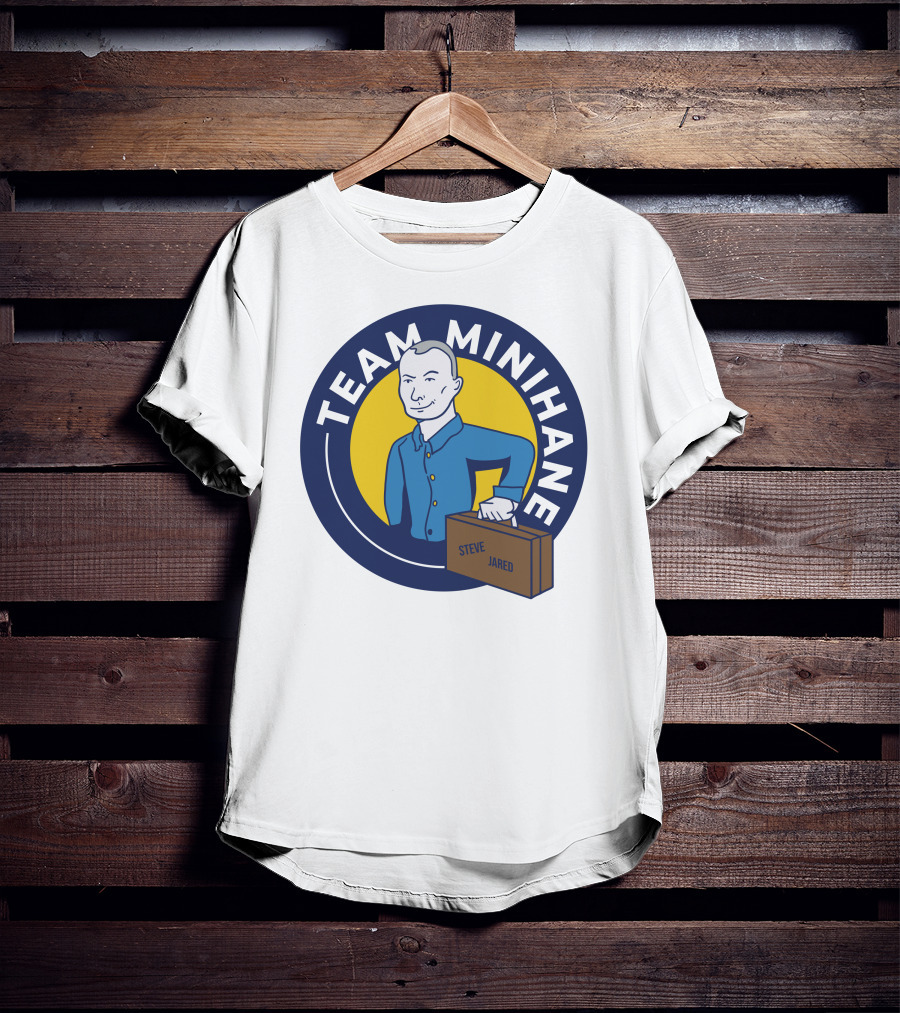 Team Minihane Steve Jared Retro T-Shirt
